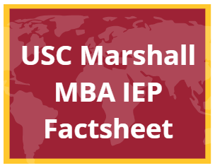 USC Marshall MBA IEP Factsheet