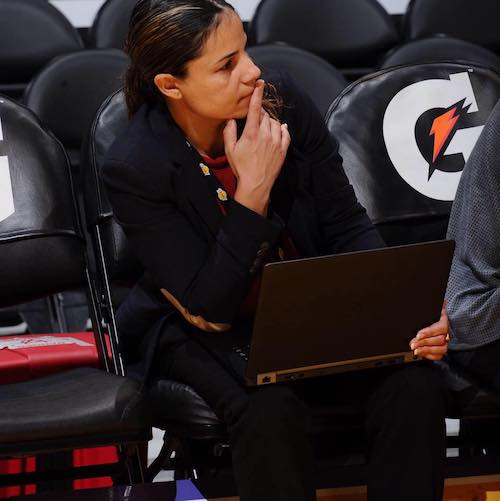 Lorena Martin was a sports performance analyst for the LA Lakers