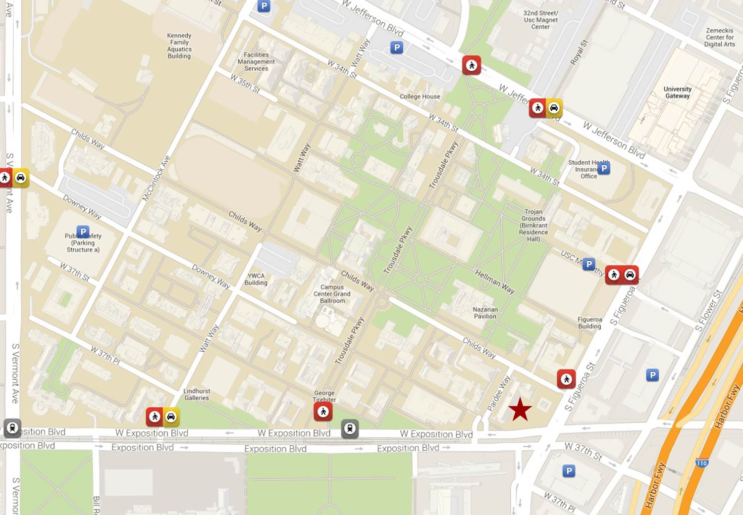 USC Marshall School of Business Campus Map